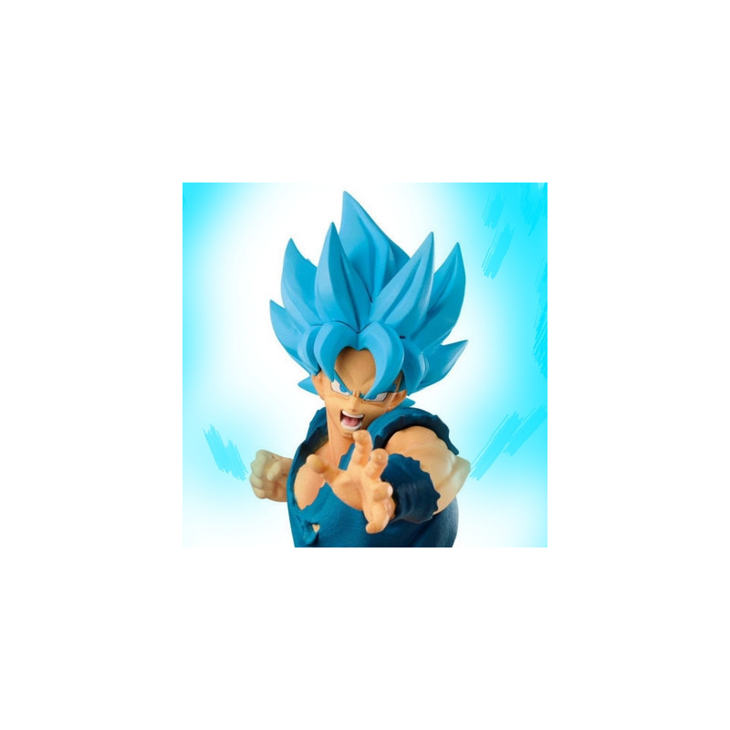 DRAGON BALL SUPER Figurine Son Goku SSJ Blue Ultimate Soldiers The Movie Banpresto