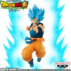  DRAGON BALL SUPER Figurine Son Goku SSJ Blue Ultimate Soldiers The Movie Banpresto