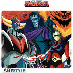 GOLDORAK Tapis de souris Actarus vs Commandant Minos Abystyle