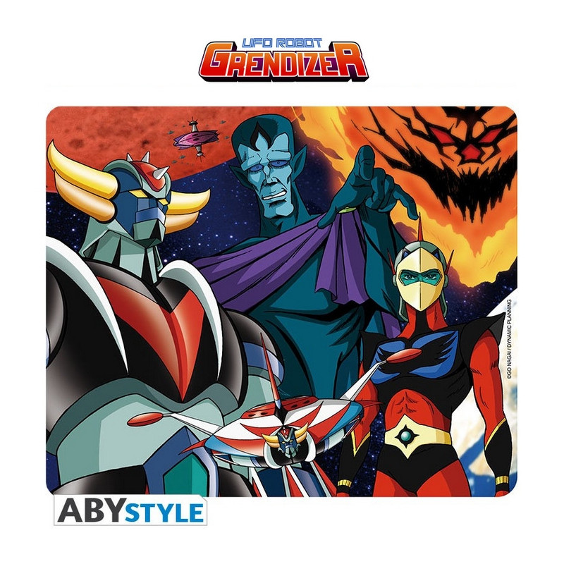 GOLDORAK Tapis de souris Actarus vs Commandant Minos Abystyle