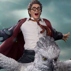 HARRY POTTER Statue Deluxe Art Scale Harry & Buck Iron Studios