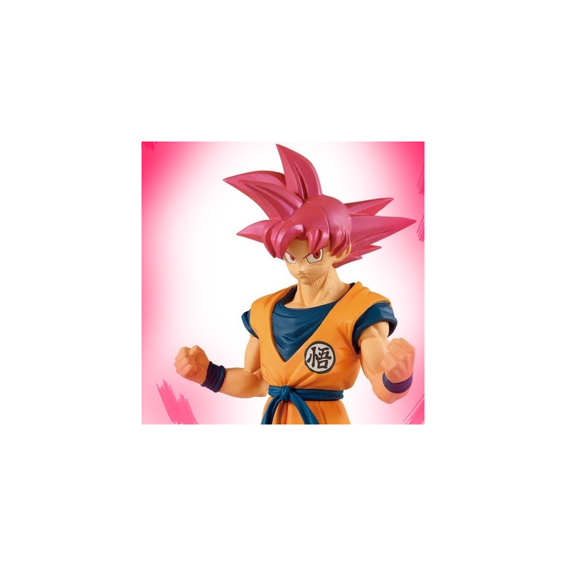 DBS Cyokoku Buyden Figurine Son Goku S.S. God Banpresto DBS Cyokoku Buyden Figurine Son Goku S.S. God Banpresto