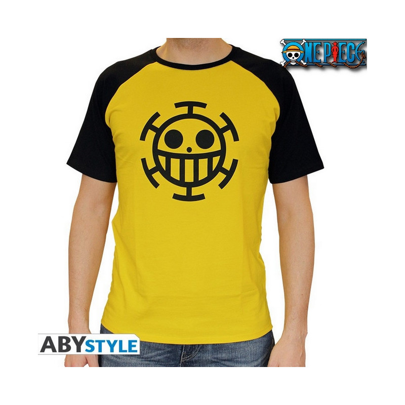 ONE PIECE T-Shirt Yellow Trafalgar Law Abystyle