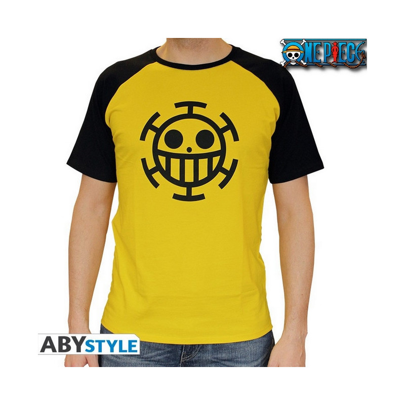 ONE PIECE T-Shirt Yellow Trafalgar Law Abystyle ONE PIECE T-Shirt Yellow Trafalgar Law Abystyle