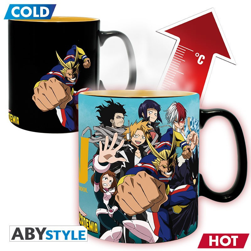 MY HERO ACADEMIA Mug Heat Change Groupe Abystyle MY HERO ACADEMIA Mug Heat Change Groupe Abystyle
