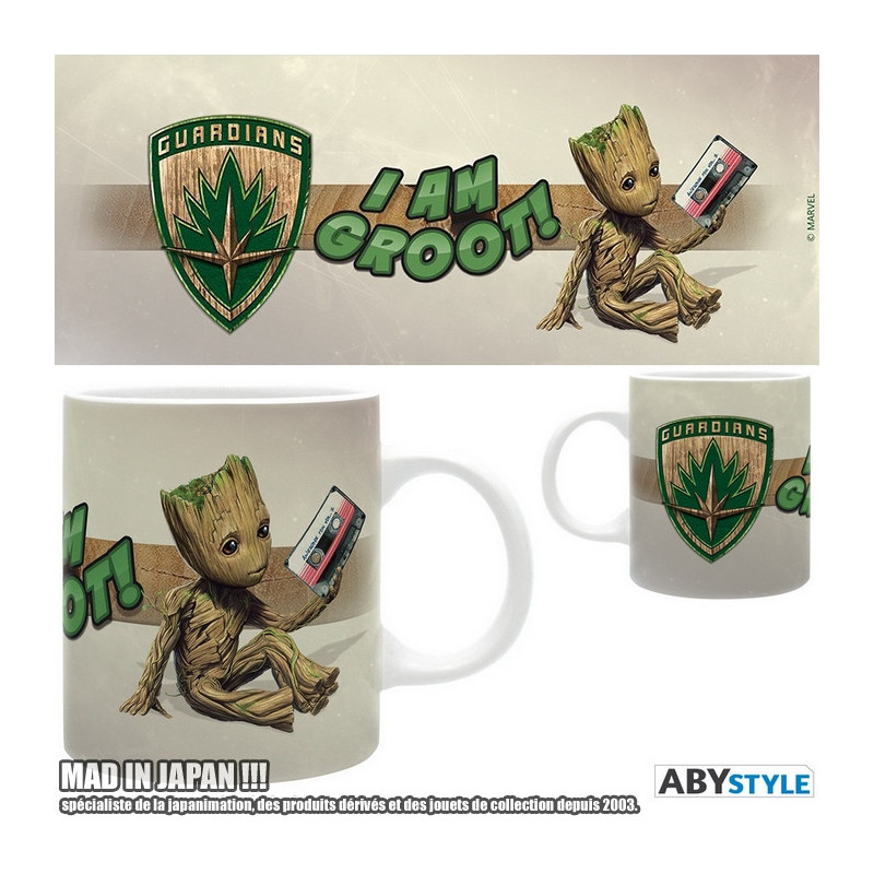 Mug Baby Groot - Gardiens De La Galaxie - Tasse Café 325ml Blanche - Personnalisable - Neuf