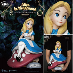  ALICE AU PAYS DES MERVEILLES Statue Master Craft Alice Beast Kingdom