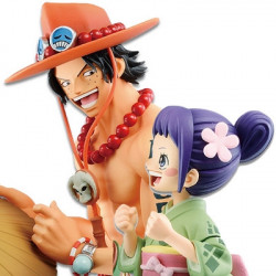 ONE PIECE Diorama Ace & Otama Ichibansho Memorial Vignette Bandai