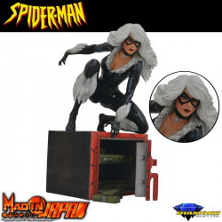  SPIDER-MAN Statue Black Cat Comic Book Version Marvel Gallery