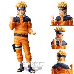  NARUTO Figurine Naruto Uzumaki Grandista Nero V2 Banpresto