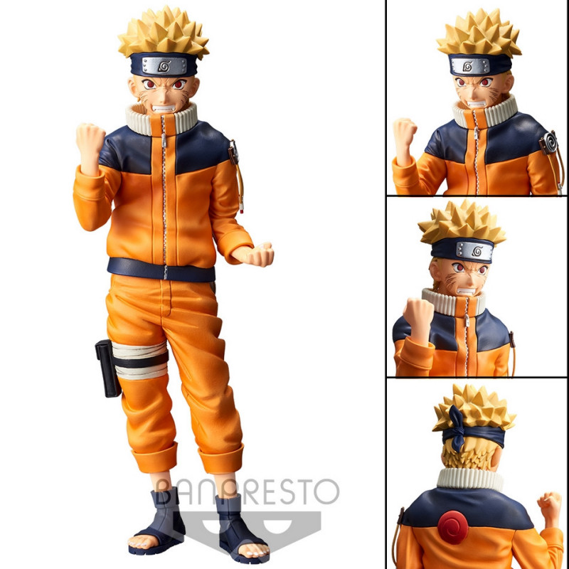 NARUTO Figurine Naruto Uzumaki Grandista Nero V2 Banpresto