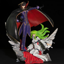 CODE GEASS Statue ZERO & C.C. Kitsune Statue