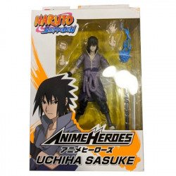NARUTO SHIPPUDEN Figurine Sasuke Anime Heroes Bandai