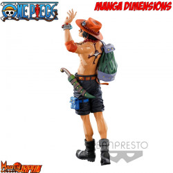  ONE PIECE Figurine SMSP X BWFC Ace Manga Dimensions Banpresto