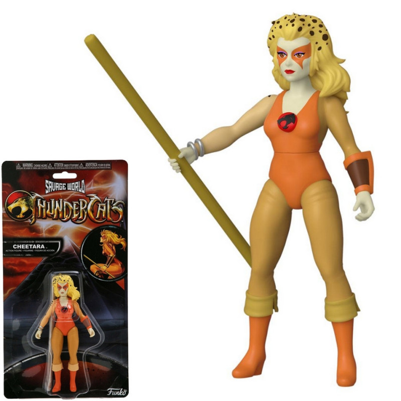 Cosmocats – Statuina Action Figure Ultimates Cheetara, 18 Cm, Articolata, Con Accessori, Licenza Ufficiale Thundercats