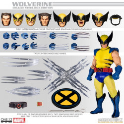 MARVEL UNIVERSE Figurine Wolverine Deluxe Steel Box Edition Mezco