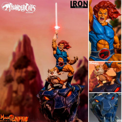  COSMOCATS Statue Lion-O & Snarf  BDS Art Scale Deluxe Iron Studios