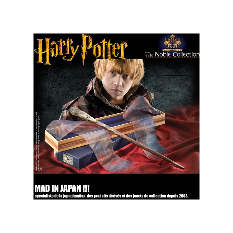 Noble collection harry potter - réplique baguette ron weasley 30