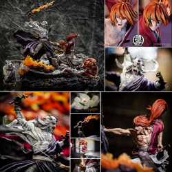  RUROUNI KENSHIN Statue Kenshin vs. Shishio Elite Exclusive Figurama Collectors