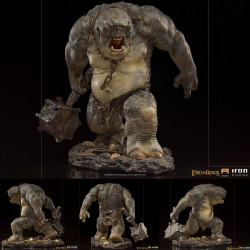  LE SEIGNEUR DES ANNEAUX Statue Cave Troll BDS Art Scale Deluxe Iron Studios