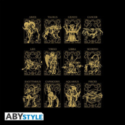 SAINT SEIYA  T-shirt 12 Armures d'Or Abystyle