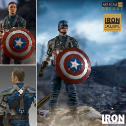  MARVEL STUDIOS Statue Captain America CCXP Event Exclusive Art Scale Deluxe Iron Studios