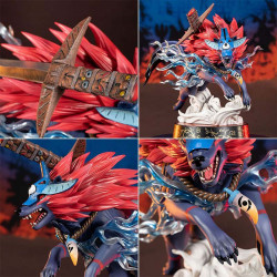  OKAMI Statuette PVC Oki Wolf Form F4F