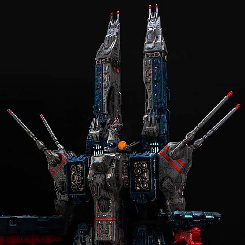 ROBOTECH MACROSS Statue SDF-1 Kids Logic ROBOTECH MACROSS Statue SDF-1 Kids Logic