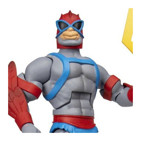 Action Figure He-Man Masters Of The Universe - Super7 Ultimates Club Grayskull, 18 Cm, Con Teste Intercambiabili E Accessori