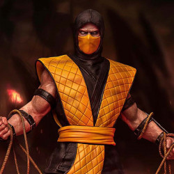 MORTAL KOMBAT Statue Scorpion Art Scale Iron Studios