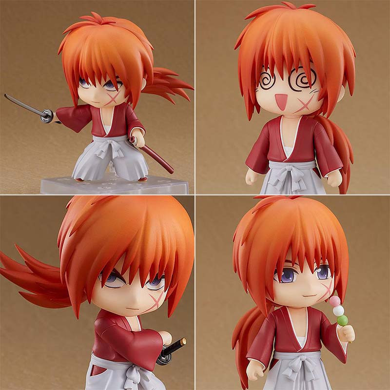 GOOD SMILE COMPANY Kenshin Himura: 2023 Vedi. Fig. 10 cm Rurouni Kenshin nendoroid