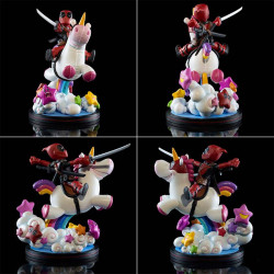  MARVEL Figurine Q-Fig Max Elite Deadpool x Unicorn Quantum Mechanix