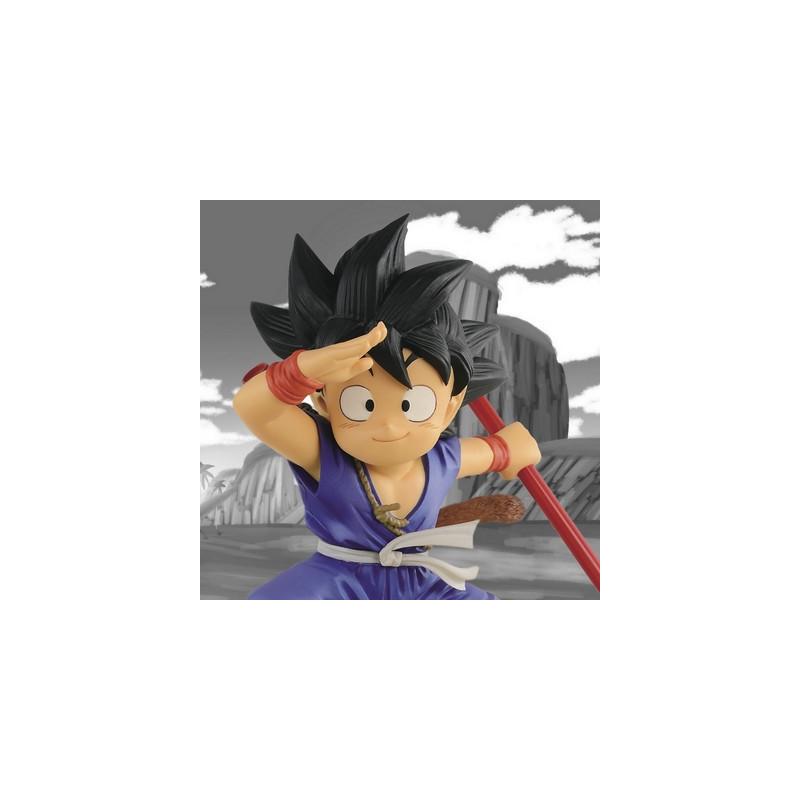 Banpresto Dragon Ball Goku Kid Con Nuvola D'Oro - Statuetta Colore Speciale, Altezza 21,8 Cm, Prodotto Ufficiale Giapponese
