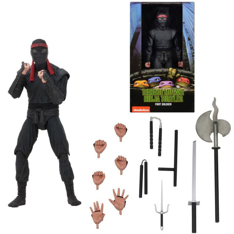 TORTUES NINJA figurine 14 Foot Soldier 1990 Movie Version Neca
