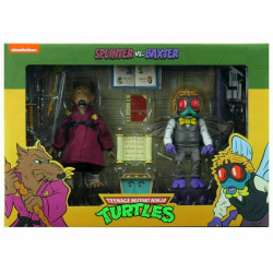 TORTUES NINJA figurines Splinter & Baxter Neca