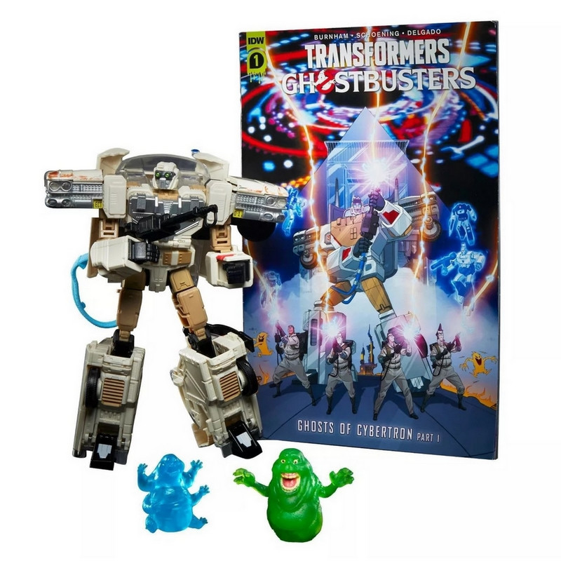 GHOSTBUSTERS X TRANSFORMERS Figurine Ectotron Ecto-1 Hasbro GHOSTBUSTERS X TRANSFORMERS Figurine Ectotron Ecto-1 Hasbro
