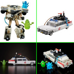  GHOSTBUSTERS X TRANSFORMERS Figurine Ectotron Ecto-1 Hasbro