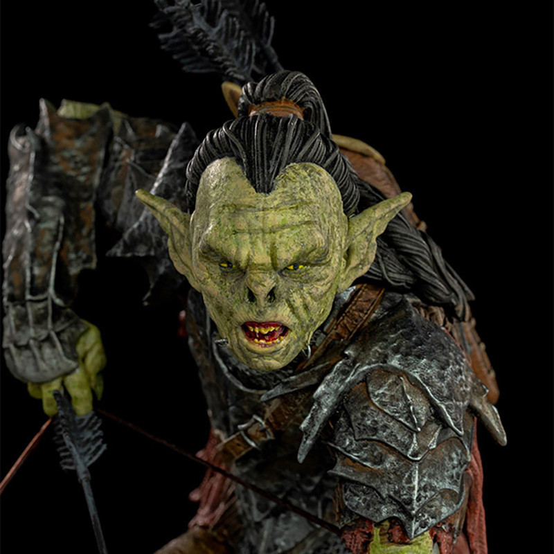 LE SEIGNEUR DES ANNEAUX Statue Archer Orc BDS Art Scale Iron Studios