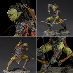  LE SEIGNEUR DES ANNEAUX Statue Archer Orc BDS Art Scale Iron Studios