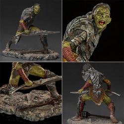  LE SEIGNEUR DES ANNEAUX Statue Swordsman Orc BDS Art Scale Iron Studios