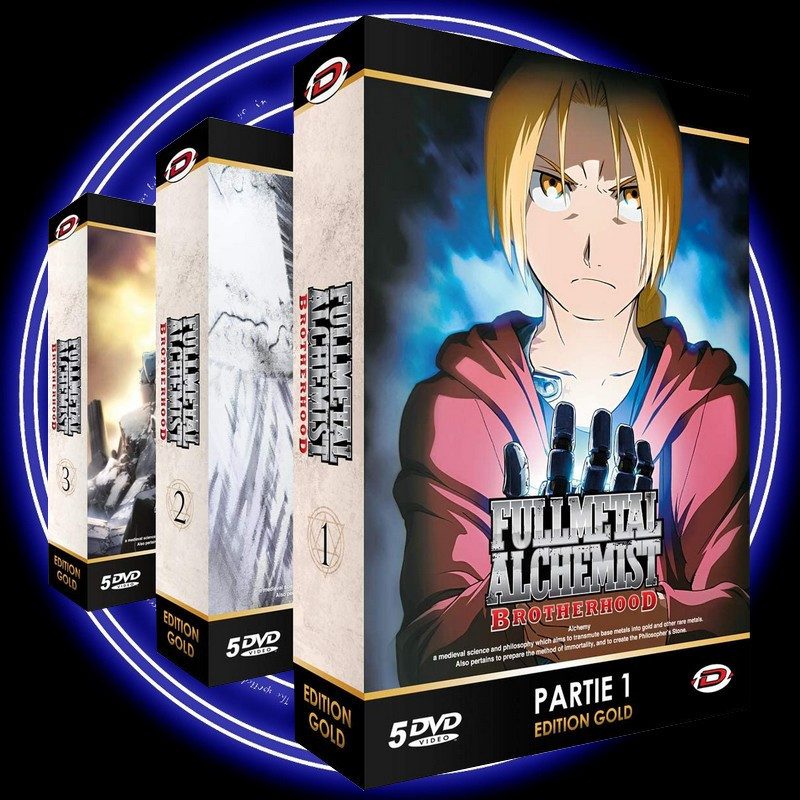 FULLMETAL ALCHEMIST BROTHERHOOD Intégrale DVD Edition Gold FULLMETAL ALCHEMIST BROTHERHOOD Intégrale DVD Edition Gold
