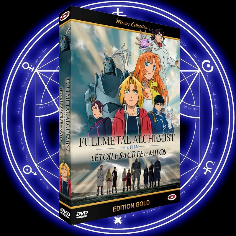 FULLMETAL ALCHEMIST L’étoile Sacrée de Milos Le Film Edition Gold DVD FULLMETAL ALCHEMIST L’étoile Sacrée de Milos Le Film Edition Gold DVD