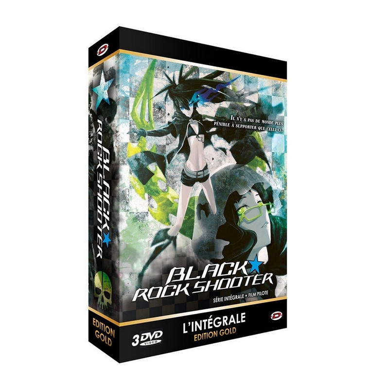 BLACK ROCK SHOOTER Coffret DVD Série Intégrale + Film Pilote Edition Gold