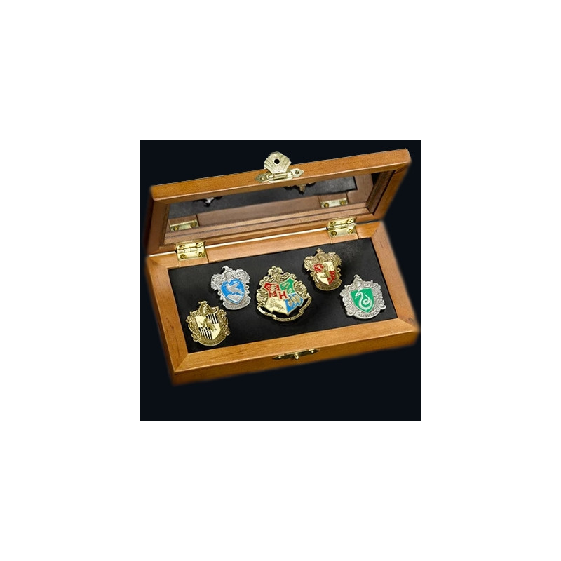 HARRY POTTER Coffret Pin's Maisons de Poudlard Noble Collection HARRY POTTER Coffret Pin's Maisons de Poudlard Noble Collection