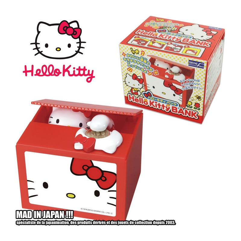 HELLO KITTY Tirelire animée Itazura Hello Kitty Shine HELLO KITTY Tirelire animée Itazura Hello Kitty Shine