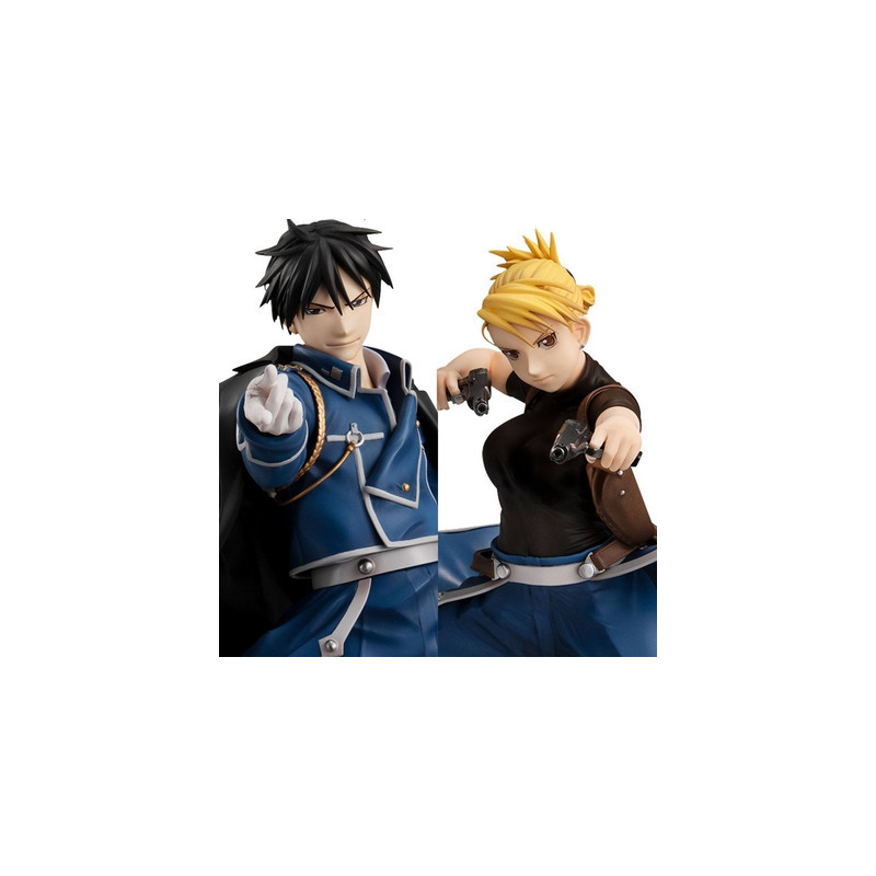 FULLMETAL ALCHEMIST Figurines Roy Mustang & Liza Hawkeye Precious G.E.M. Megahouse