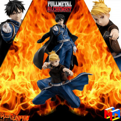  FULLMETAL ALCHEMIST Figurines Roy Mustang & Liza Hawkeye Precious G.E.M. Megahouse