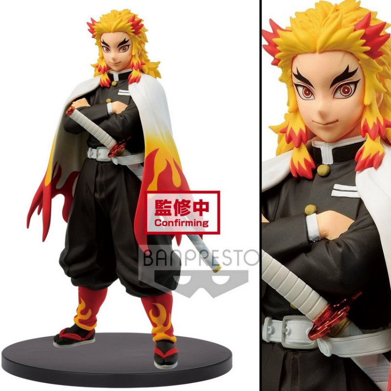 JAPAN VERSION BANPRESTO DEMON SLAYER Q POSKET - KYOJURO RENGOKU VER.A Figures Toy I.1089081395