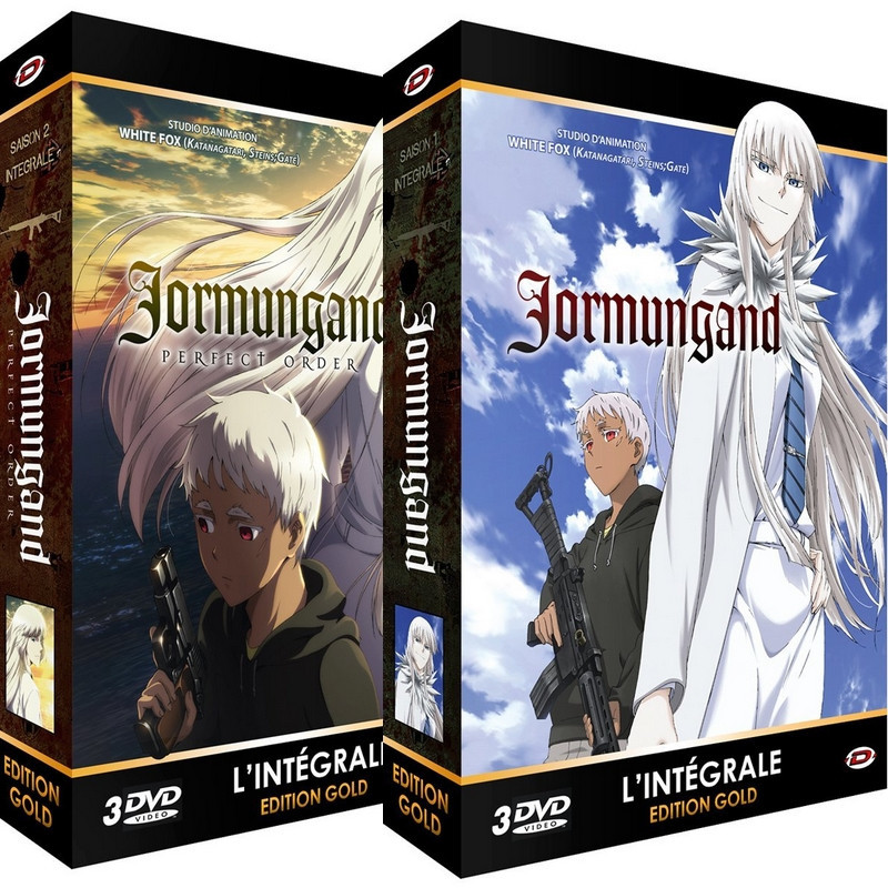 JORMUNGAND Intégrale Saison 1 & 2 Coffret DVD Edition Gold