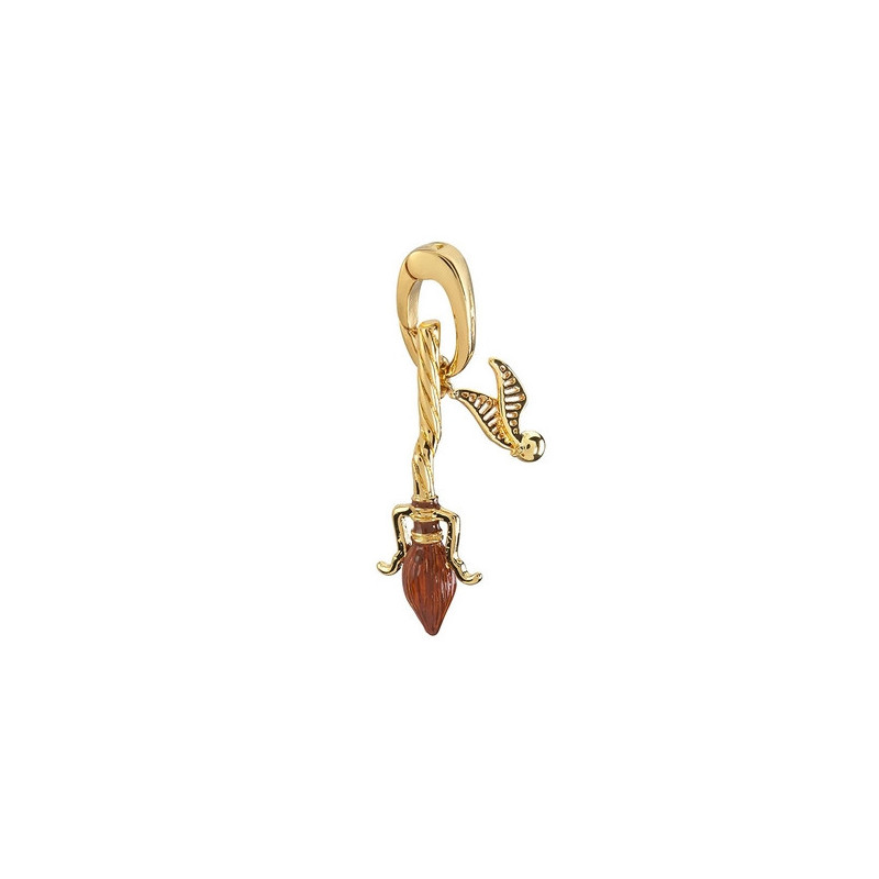 HARRY POTTER Charm Lumos Balai Eclair de Feu Noble Collection